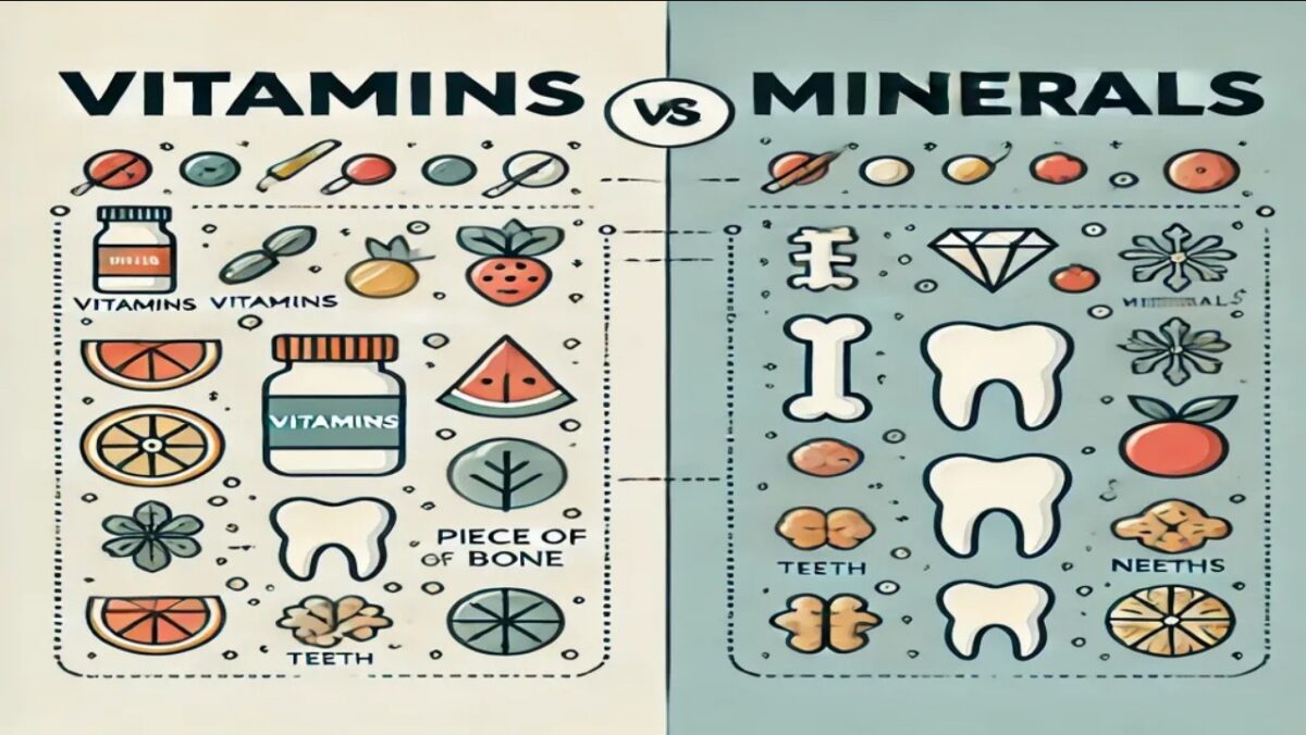 비타민과 미네랄의 차이점: 어떤 것이 더 중요한가?